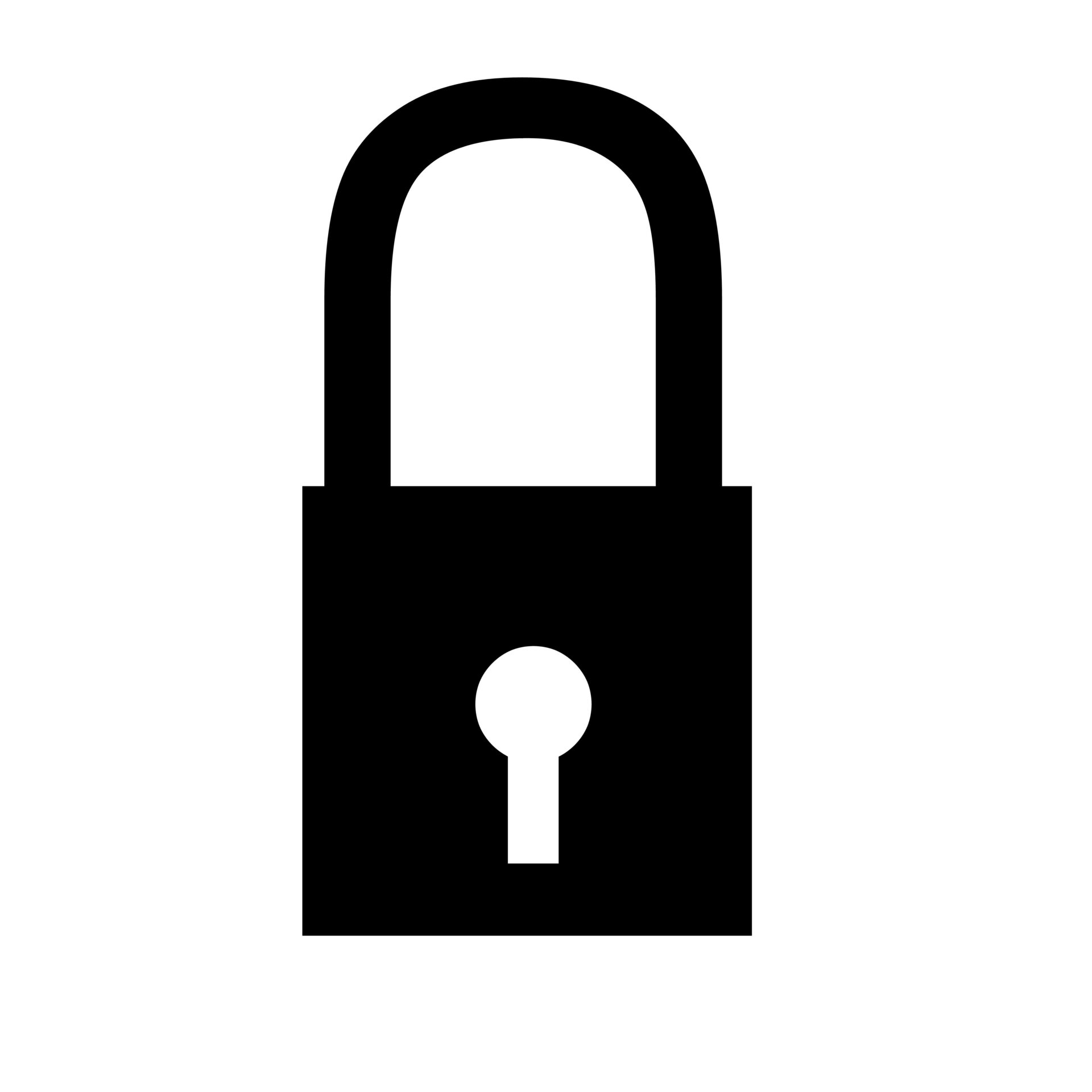 Padlock icon representing TLS encryption and post-quantum cryptography security